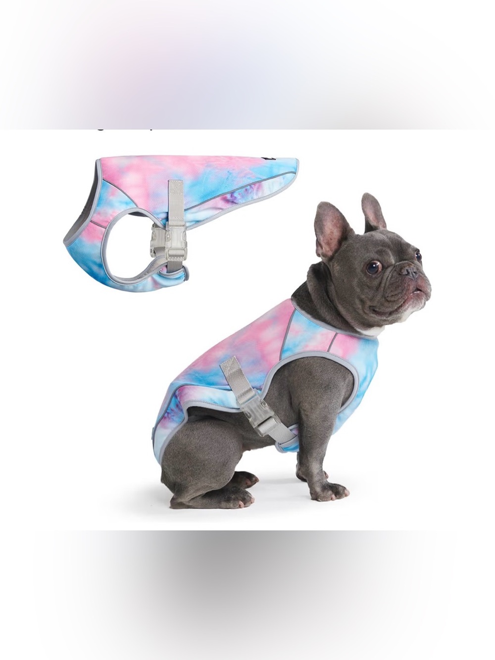 Spark Paws Dog Cooling Vest ,XLarge, Pastel,SPF 50 UV Sun Protection